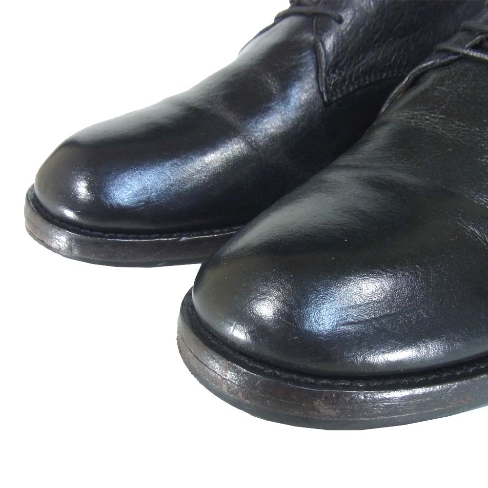 BUTTERO ブッテロ B4372UCGB CADIRNA プレーントゥ レザー シューズ ブラック系 41【中古】