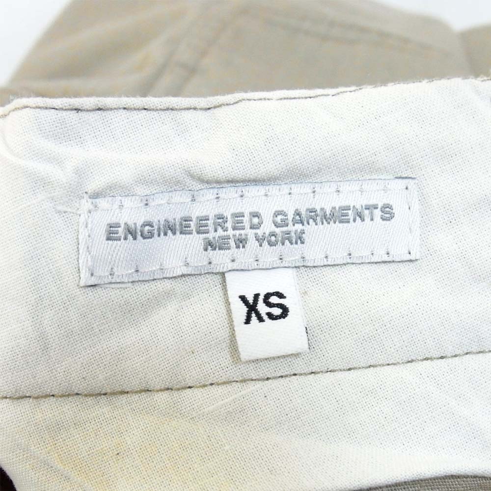 Engineered Garments エンジニアードガーメンツ クレイジーパターン コーデュロイ リップストップ 切替 ベイカー パンツ ベージュ系 XS【中古】