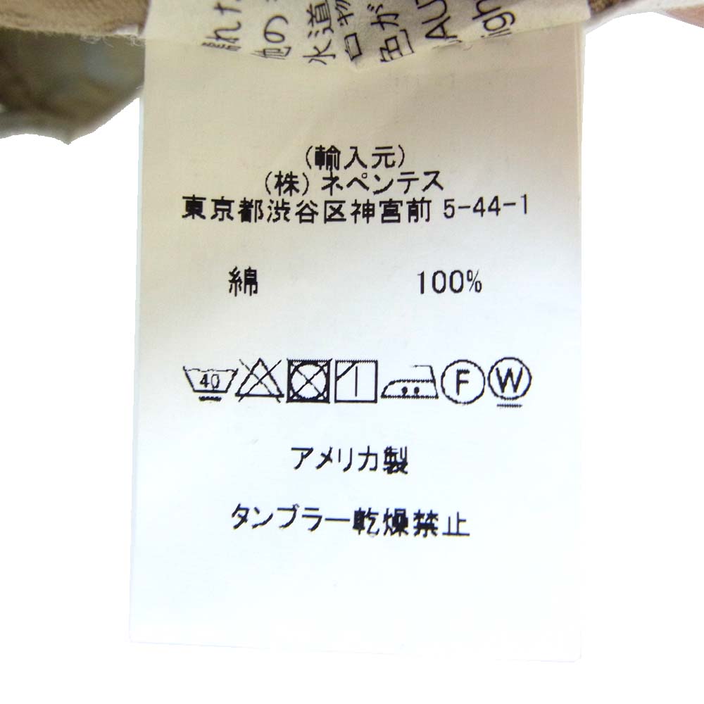 Engineered Garments エンジニアードガーメンツ クレイジーパターン コーデュロイ リップストップ 切替 ベイカー パンツ ベージュ系 XS【中古】