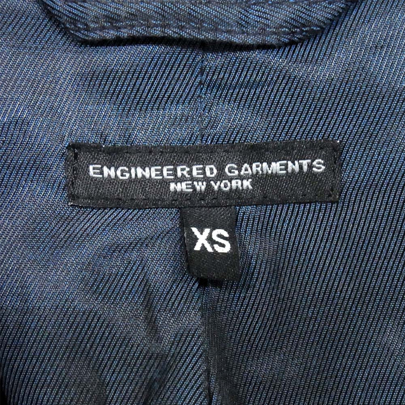 エンジニアードガーメンツ Andover Jacket アンドーバー 3B テーラード ジャケット ブルーグリーン系 XS【中古】
