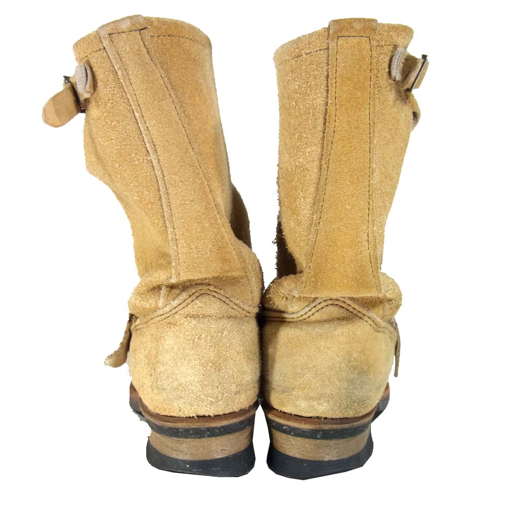 RED WING レッドウィング PT91 スエード エンジニアブーツ ベージュ系 7.5D【中古】