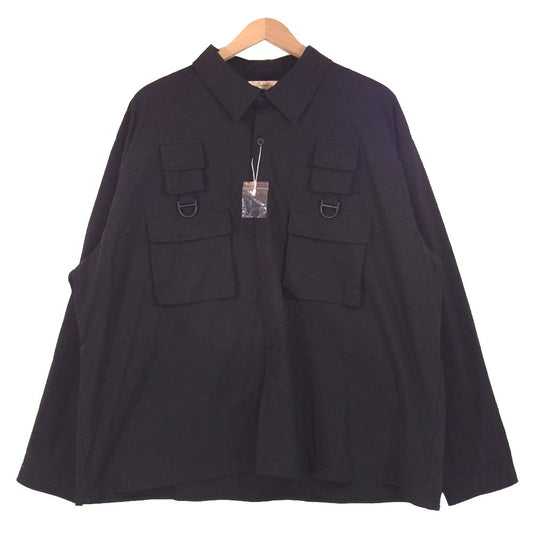 コネット FISHING SHIRT フィッシング シャツ  ブラック系 2【新古品】【未使用】【中古】