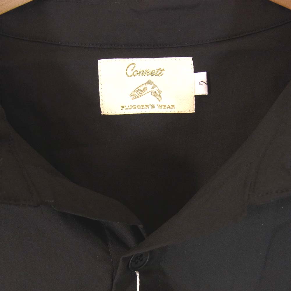 コネット FISHING SHIRT フィッシング シャツ  ブラック系 2【新古品】【未使用】【中古】
