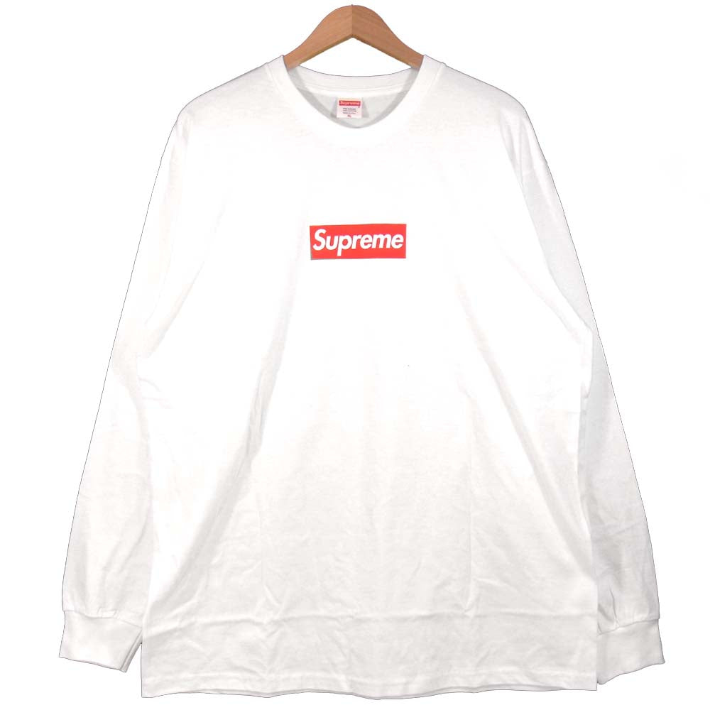 Supreme シュプリーム 20AW Box Logo L/S Tee ボックスロゴ ロンT 長袖 ホワイト系 XL【新古品】【未使用】【中古】