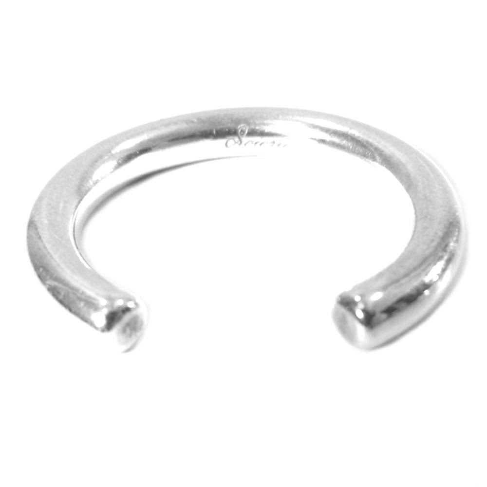 ソワリー soierie Flow ring フロー リング 中 シルバー系 13号程度【中古】