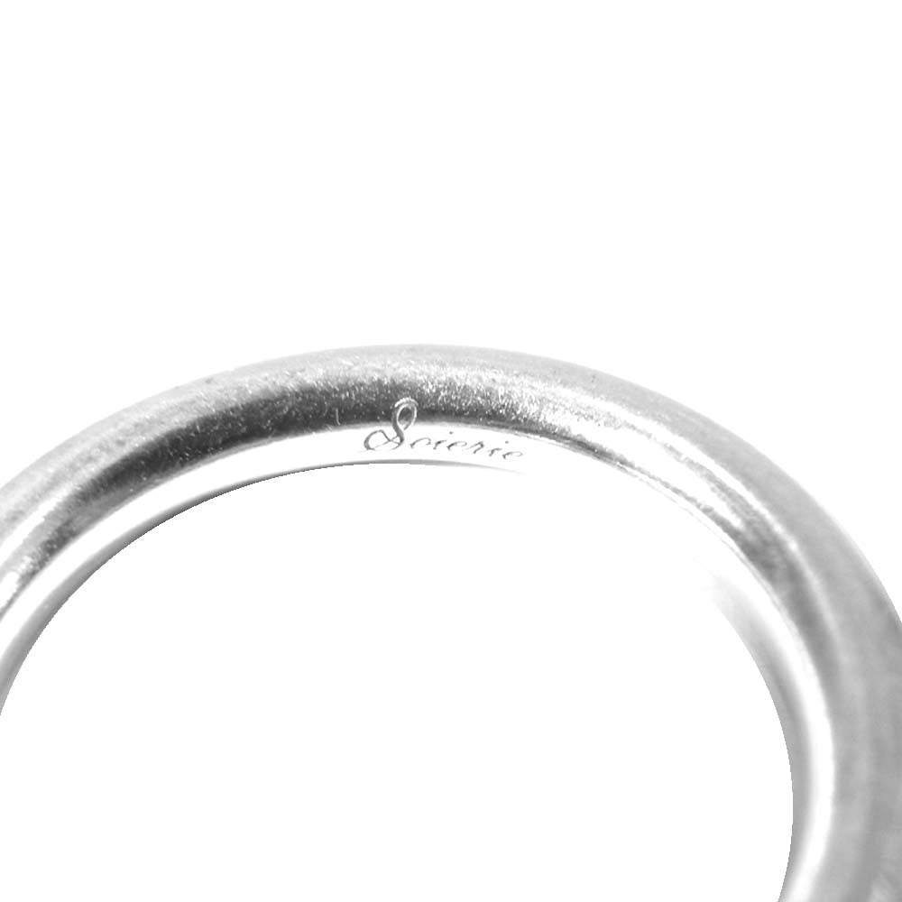 ソワリー soierie Flow ring フロー リング 中 シルバー系 13号程度【中古】