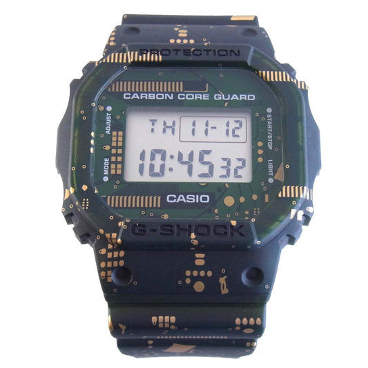 G-SHOCK ジーショック DWE-5600CC 未使用品 カーボンコアガード構造 デジタルウォッチ 時計 カーキ系【極上美品】【中古】