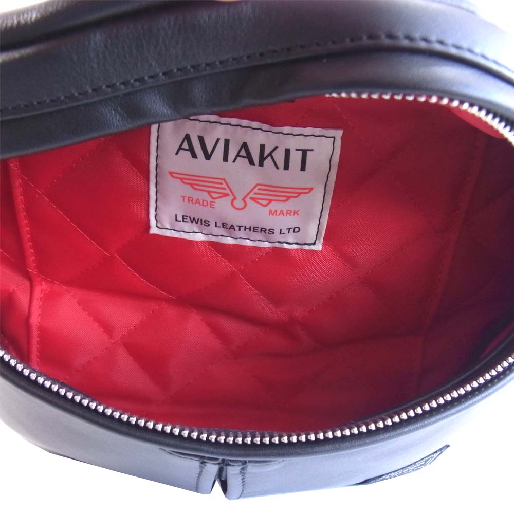 PORTER ポーター 未使用品 ルイスレザー Lewis Leather WAIST BAG レザー ウエストバッグ ブラック系【極上美品】【中古】