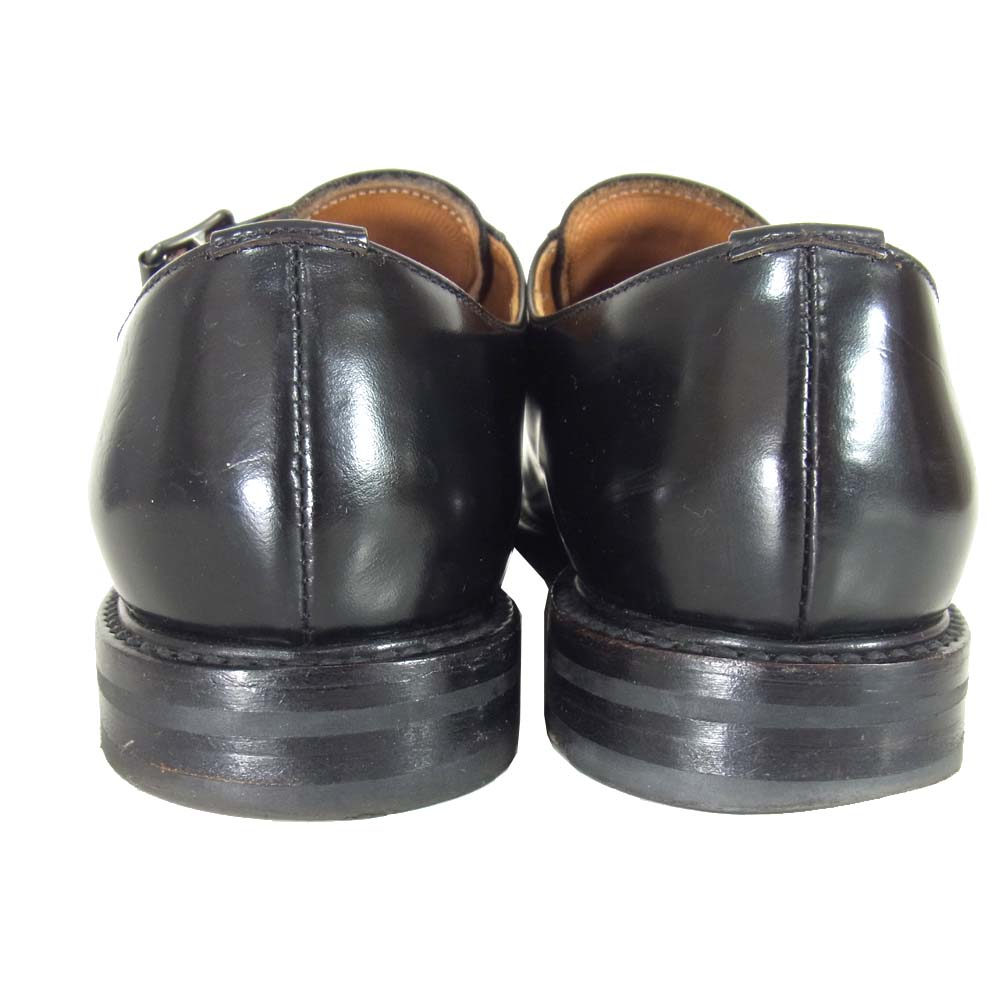 CHURCH'S チャーチ チャーチ LORA R LADYS ダブルモンク ストラップ シューズ 36.5 ブラック系 36 1/2【中古】