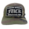 CHROME HEARTS クロムハーツ（原本無） TRUCKER CAP カモフラ トラッカー メッシュキャップ グリーン系【中古】
