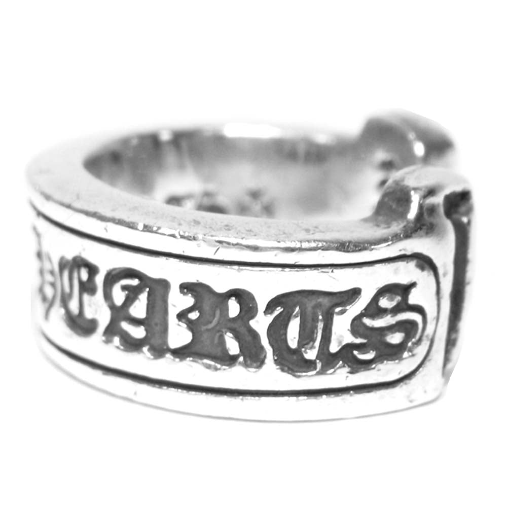 CHROME HEARTS クロムハーツ（原本無） SCROLL LABEL RING LG スクロール ラベル ラージ リング シルバー系【中古】