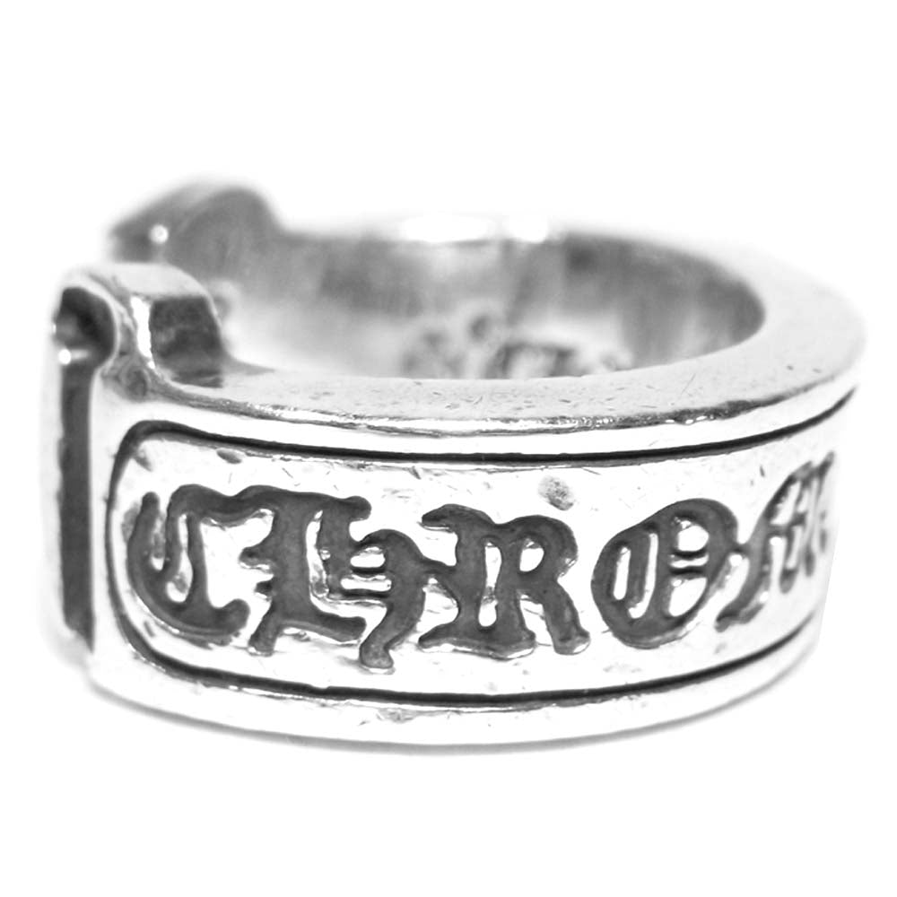 CHROME HEARTS クロムハーツ（原本無） SCROLL LABEL RING LG スクロール ラベル ラージ リング シルバー系【中古】