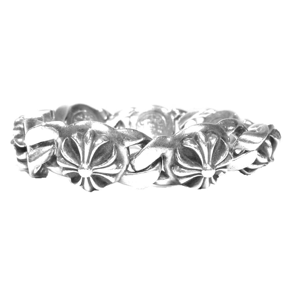 CHROME HEARTS クロムハーツ（原本無） CROSS LINK クロスリンク ブレスレット シルバー系【中古】