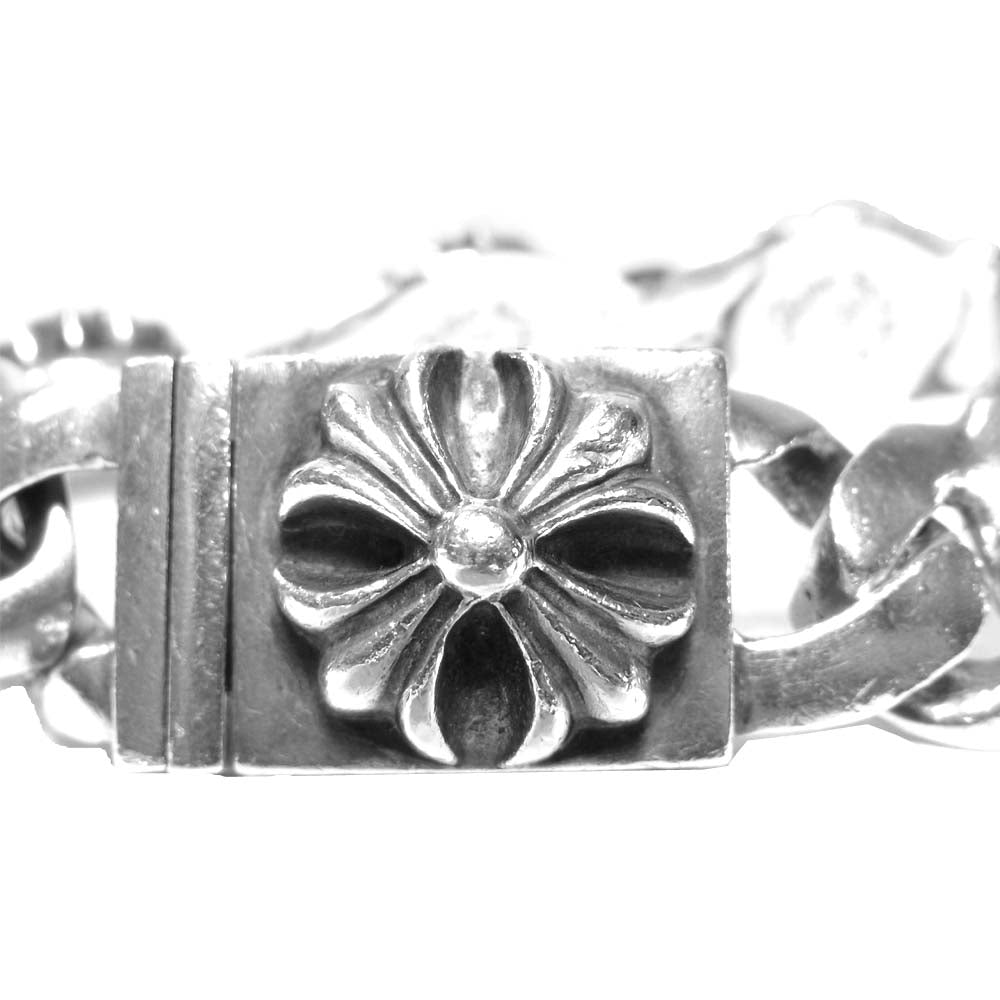 CHROME HEARTS クロムハーツ（原本無） CROSS LINK クロスリンク ブレスレット シルバー系【中古】