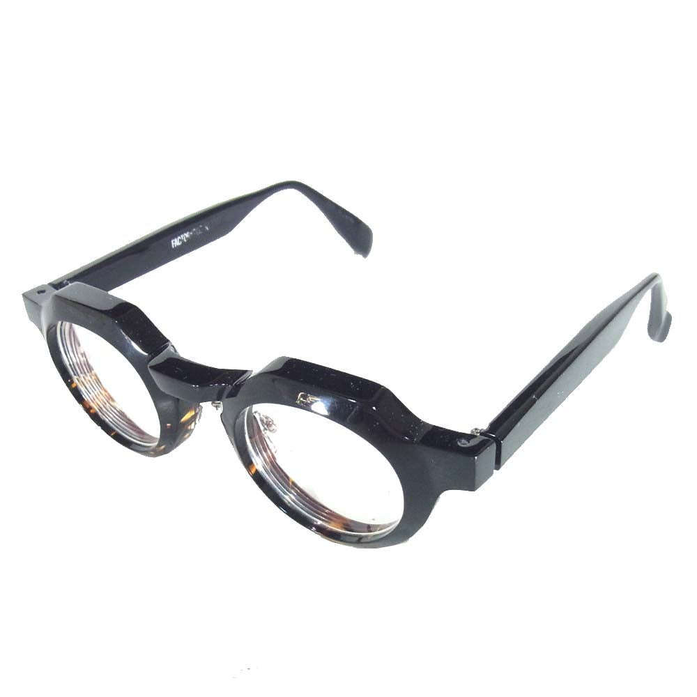 ファクトリー900 FACTORY900 RF-070 RETRO レトロ 219 brown pattern two-tone ブラック系 ダークブラウン系 45□24-150【中古】