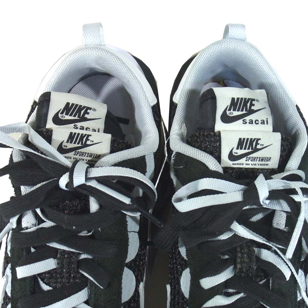 NIKE ナイキ CV1363-001 × サカイ Sacai VAPORWAFFLE ヴェイパーワッフル スニーカー BLACK/SUMMIT WHITE 26.5cm【新古品】【未使用】【中古】