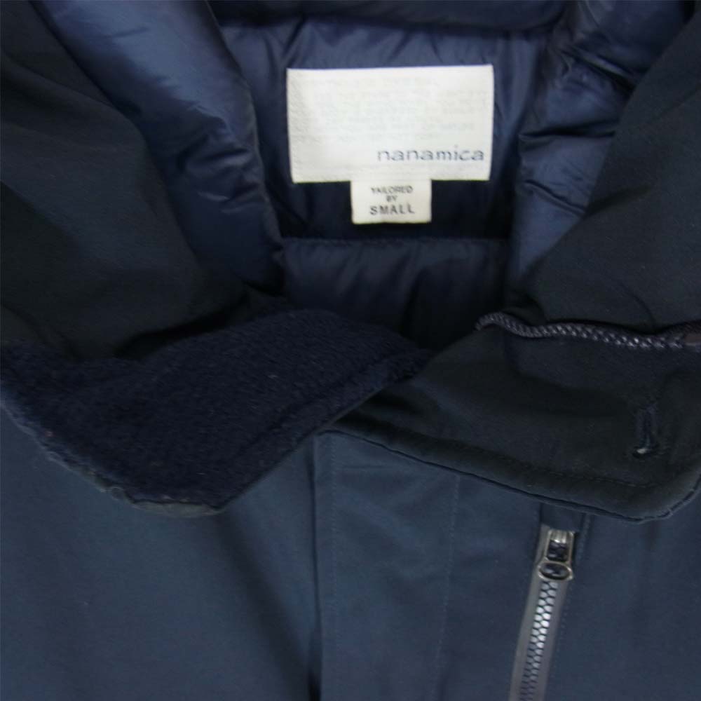 nanamica ナナミカ SUBF710 Down Coat ダウン コート ジャケット ネイビー系 S【中古】