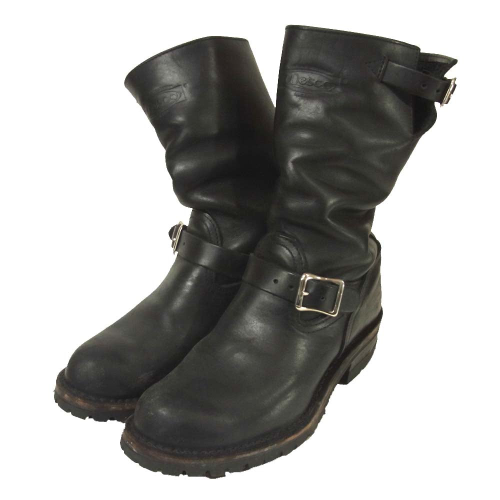 WESCO ウエスコ BK7700100 custom boss カスタム ボス エンジニア ブーツ  ブラック系 8E【中古】