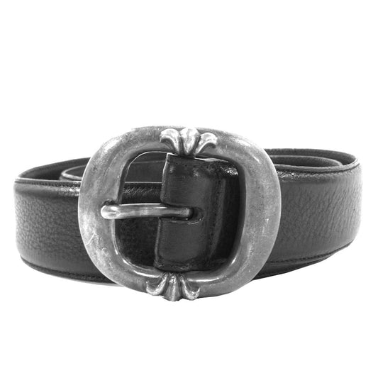 CHROME HEARTS クロムハーツ（原本無） GUNSLINGER BELT ガンスリンガー レザー ベルト ブラック系【中古】