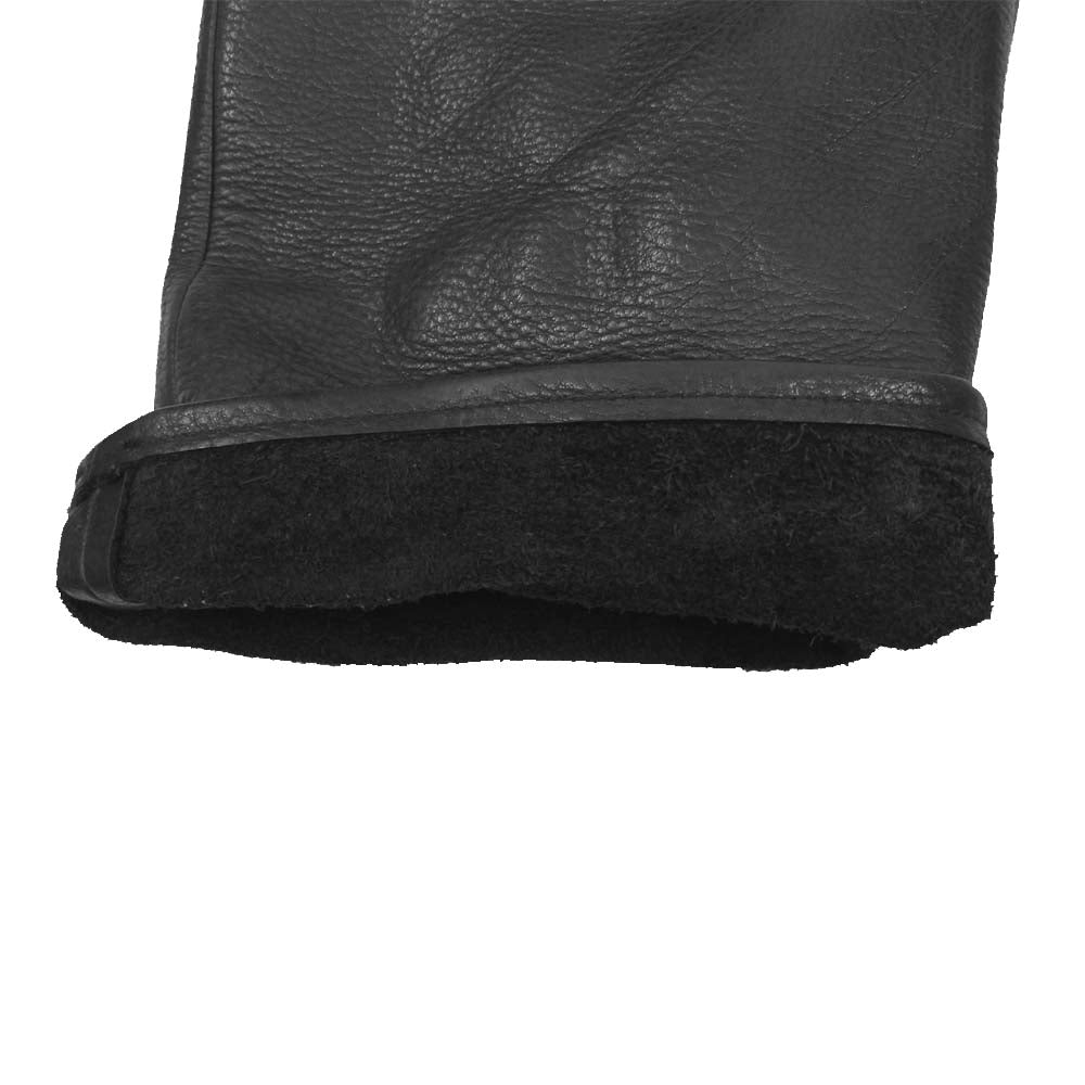 CHROME HEARTS クロムハーツ（原本無） クロスボール ボタン フレアニー レザー パンツ ブラック系 29R【中古】