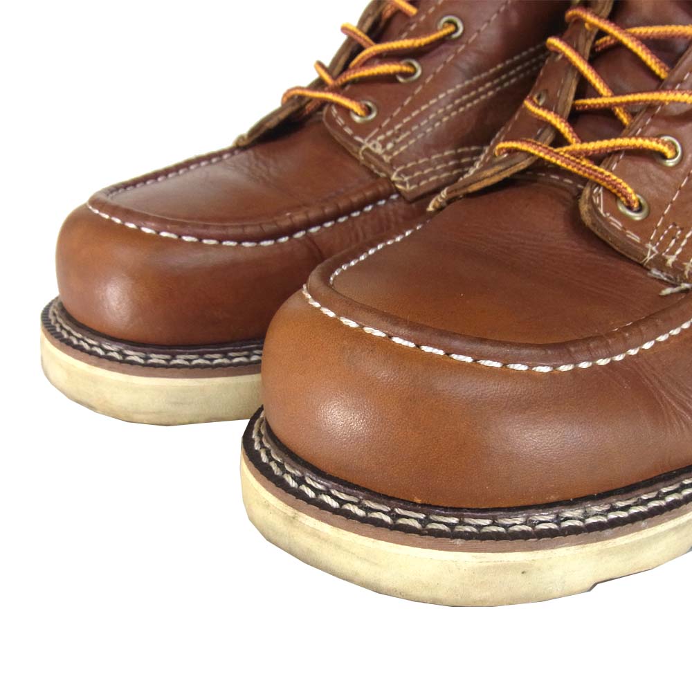 キャロライナ CA7003 6 WEDGE TOBACCO MOCC TOE ブーツ ブラウン系 8.5 2E【中古】