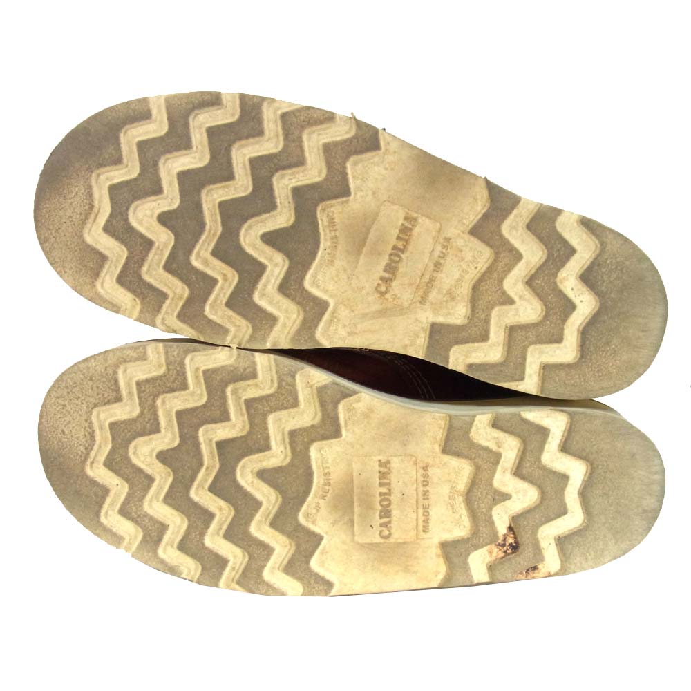 キャロライナ CA7003 6 WEDGE TOBACCO MOCC TOE ブーツ ブラウン系 8.5 2E【中古】