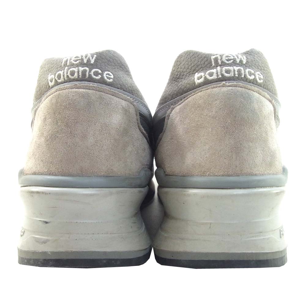 NEW BALANCE ニューバランス Ｍ997 GY USA製 スニーカー シューズ グレー系 27cm【中古】