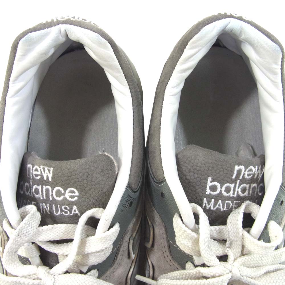NEW BALANCE ニューバランス Ｍ997 GY USA製 スニーカー シューズ グレー系 27cm【中古】