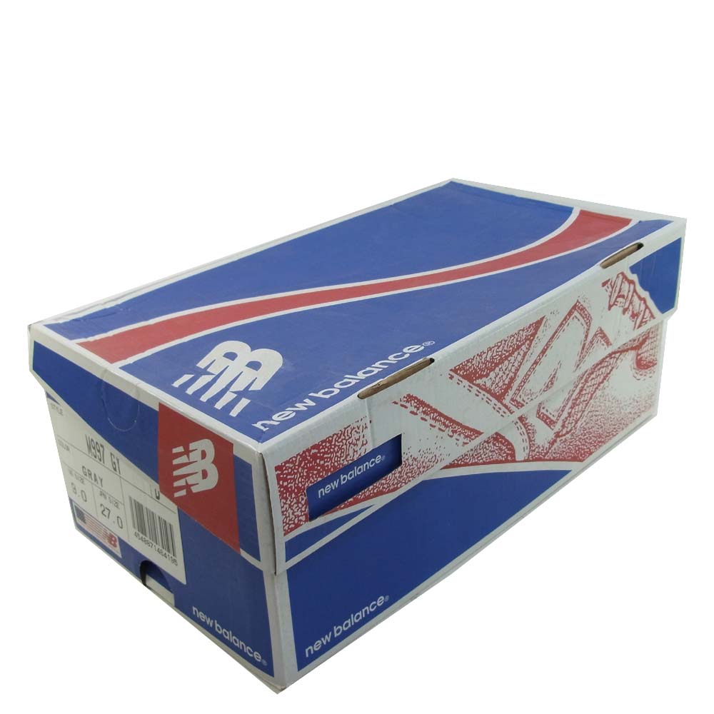 NEW BALANCE ニューバランス Ｍ997 GY USA製 スニーカー シューズ グレー系 27cm【中古】