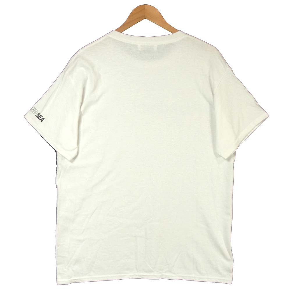 ウィンダンシー WDS-CSB-01 パラダイス Paradise ロゴプリント 半袖 クルーネック Tシャツ ホワイト系 L【美品】【中古】