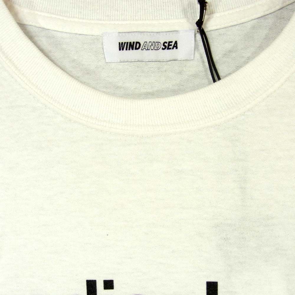 ウィンダンシー WDS-CSB-01 パラダイス Paradise ロゴプリント 半袖 クルーネック Tシャツ ホワイト系 L【美品】【中古】