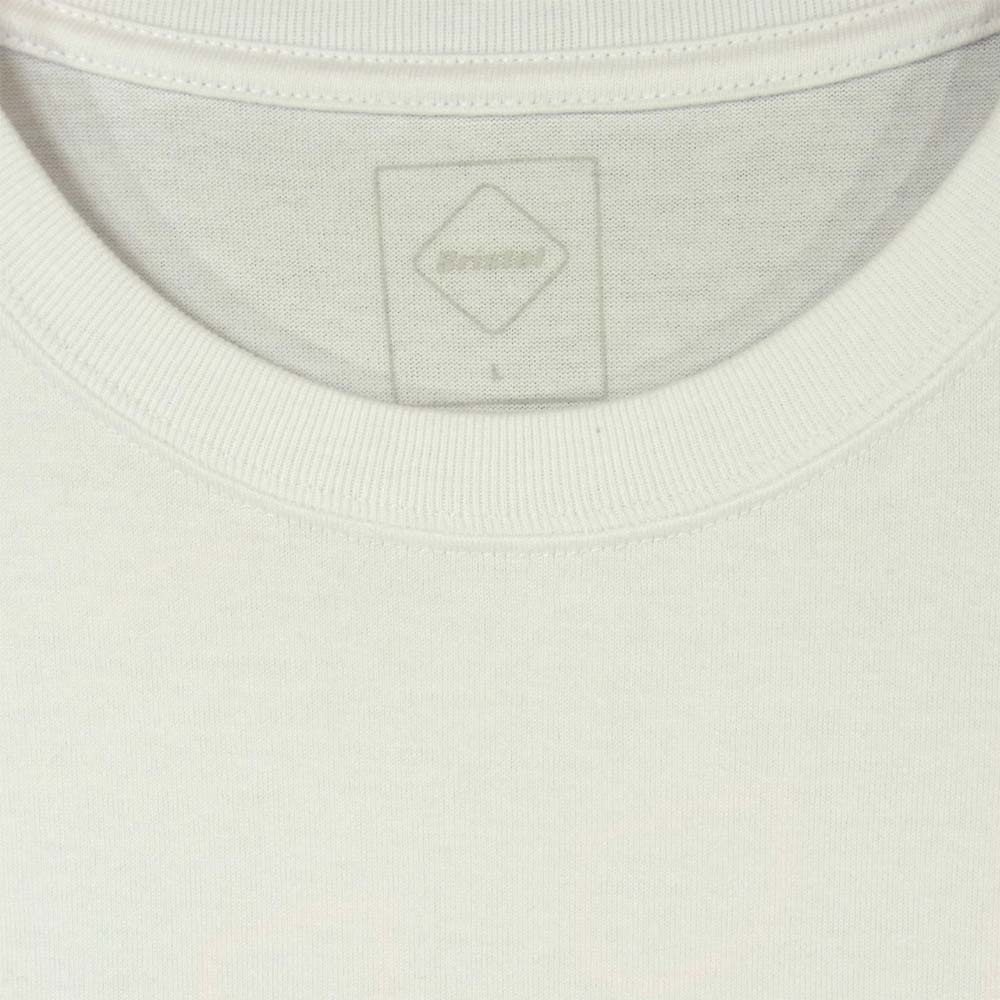 F.C.R.B. エフシーアールビー FCRB-192063 19AW BIG LOGO SUPPORTER TEE ビッグロゴ サポーター 半袖 Tシャツ ホワイト系 L【新古品】【未使用】【中古】