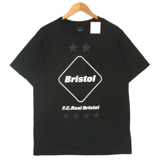 F.C.R.B. エフシーアールビー FCRB-192065 19AW EMBLEM TEE エンブレム 半袖 Tシャツ ブラック系 L【新古品】【未使用】【中古】