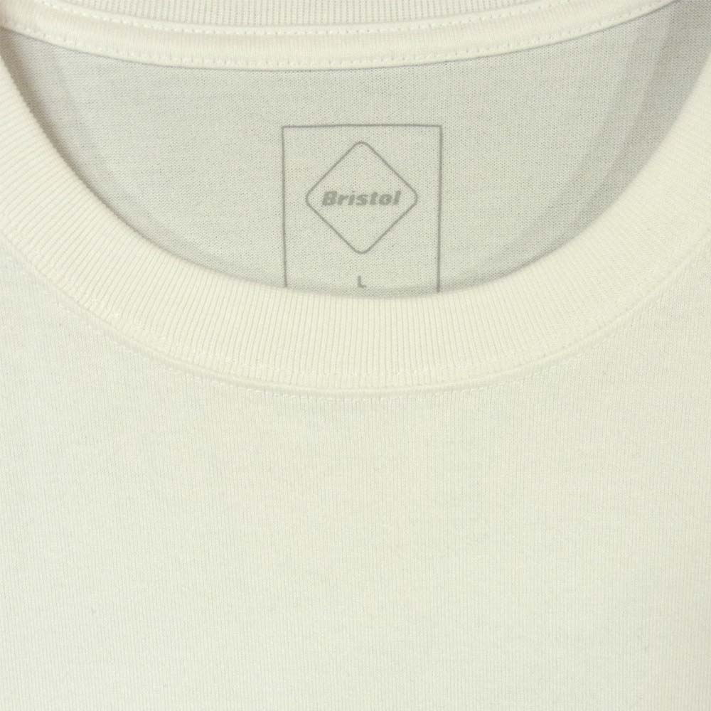 F.C.R.B. エフシーアールビー 20AW FCRB-202076 BIG LOGO POCKET TEE ビッグロゴ ポケット 半袖 Tシャツ ホワイト系 L【新古品】【未使用】【中古】