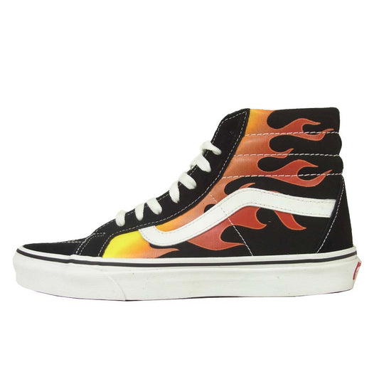 VANS バンズ VN0A2XBPHN 未使用品 Sk8-Hi Reissue Flame スケートハイ リイシュー フレイム ハイカットスニーカー ブラック系 27.5cm【新古品】【未使用】【中古】