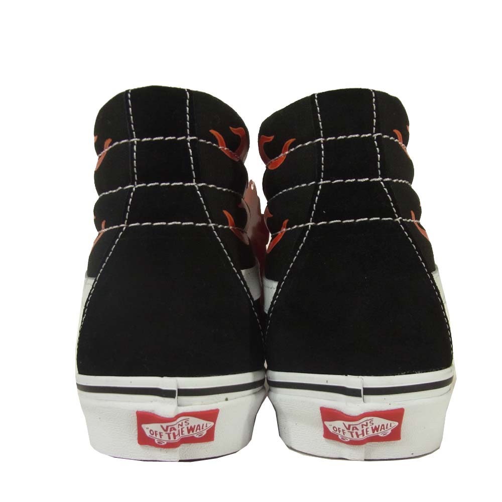 VANS バンズ VN0A2XBPHN 未使用品 Sk8-Hi Reissue Flame スケートハイ リイシュー フレイム ハイカットスニーカー ブラック系 27.5cm【新古品】【未使用】【中古】
