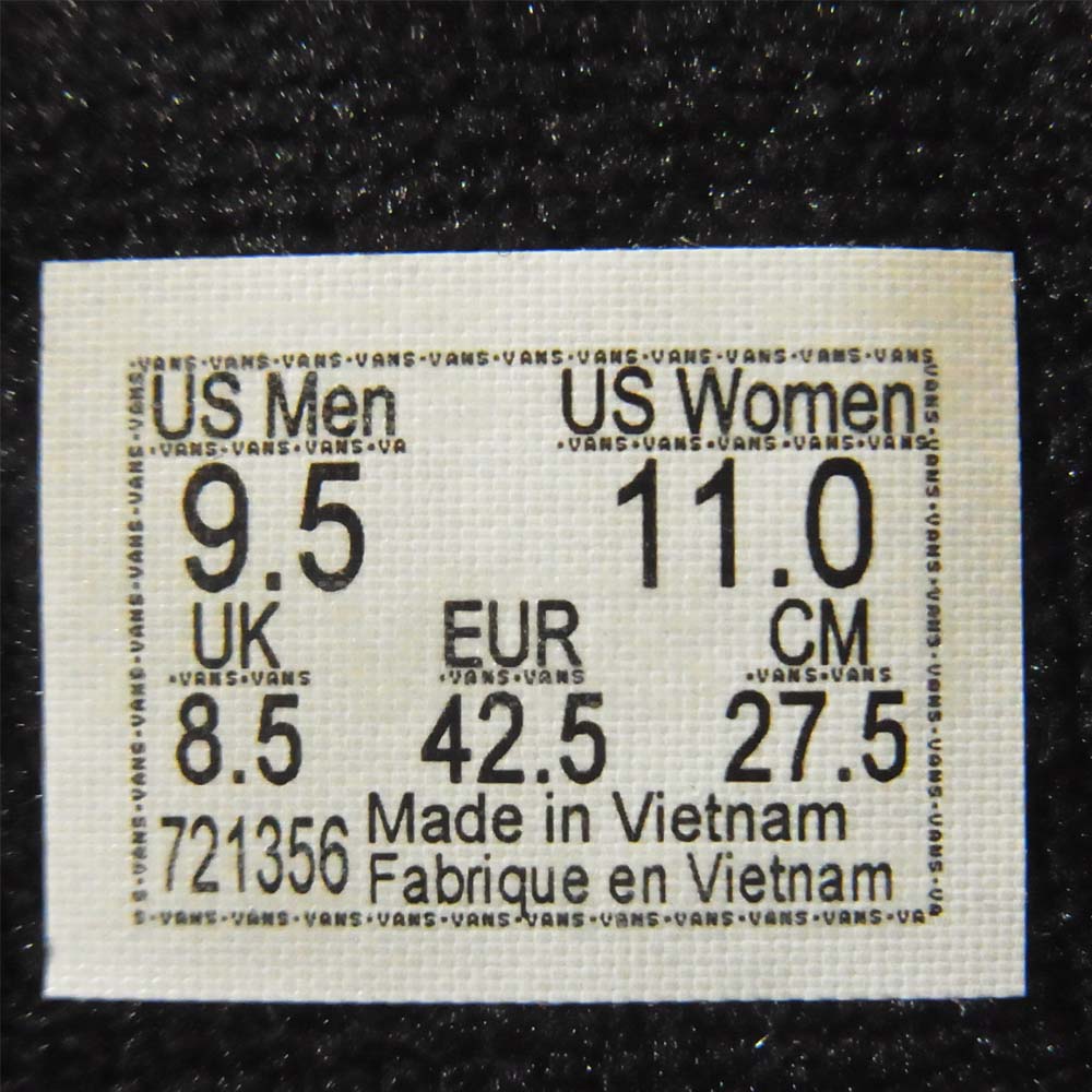 VANS バンズ VN0A2XBPHN 未使用品 Sk8-Hi Reissue Flame スケートハイ リイシュー フレイム ハイカットスニーカー ブラック系 27.5cm【新古品】【未使用】【中古】