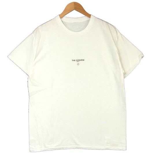 FRAGMENT DESIGN フラグメントデザイン PUM-20090-C ピーナッツ PEANUTS コンビニ THE CONVENI スヌーピー プリント 半袖 Tシャツ ホワイト系 L【美品】【中古】