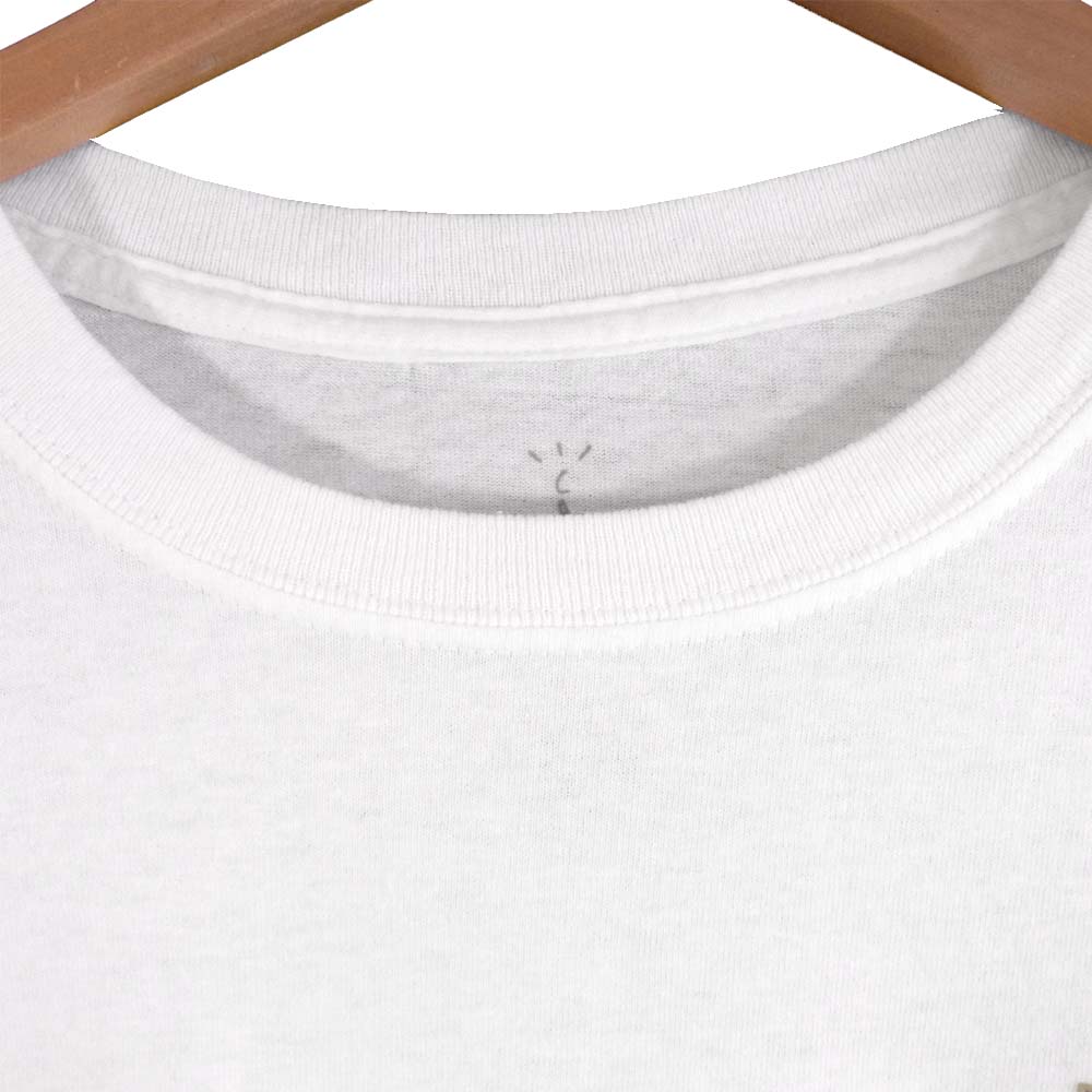 トラビススコット CJMD-SS03 マクドナルド MCDONALDS SESAME T-SHIRT ロゴ プリント Tシャツ ホワイト系 L【新古品】【未使用】【中古】