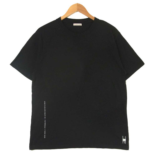 MONCLER モンクレール 国内正規品 フラグメントデザイン FRAGMENT DESIGN 18AW MAGLIA T-SHIRT バック プリント Tシャツ ブラック系 M【中古】