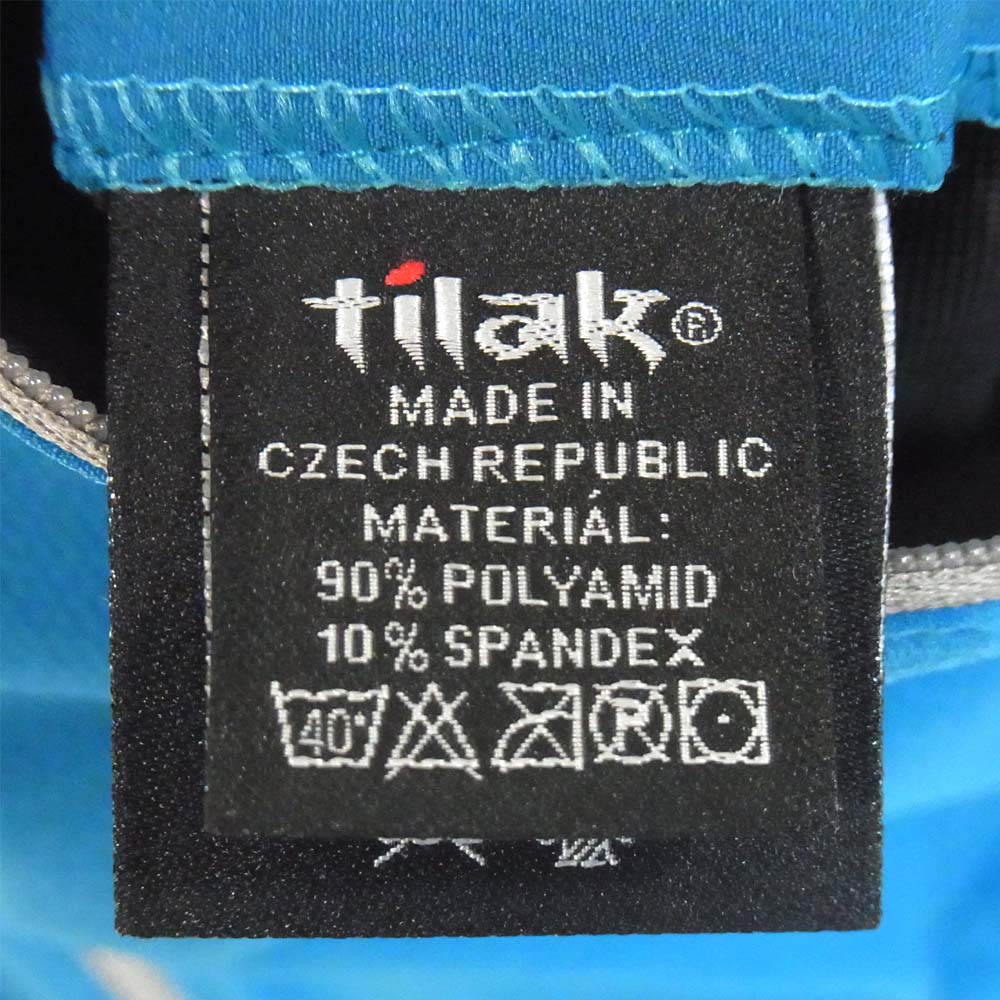 ティラック TRANGO HOOD JACKET トランゴ フード ライトブルー系 S【美品】【中古】