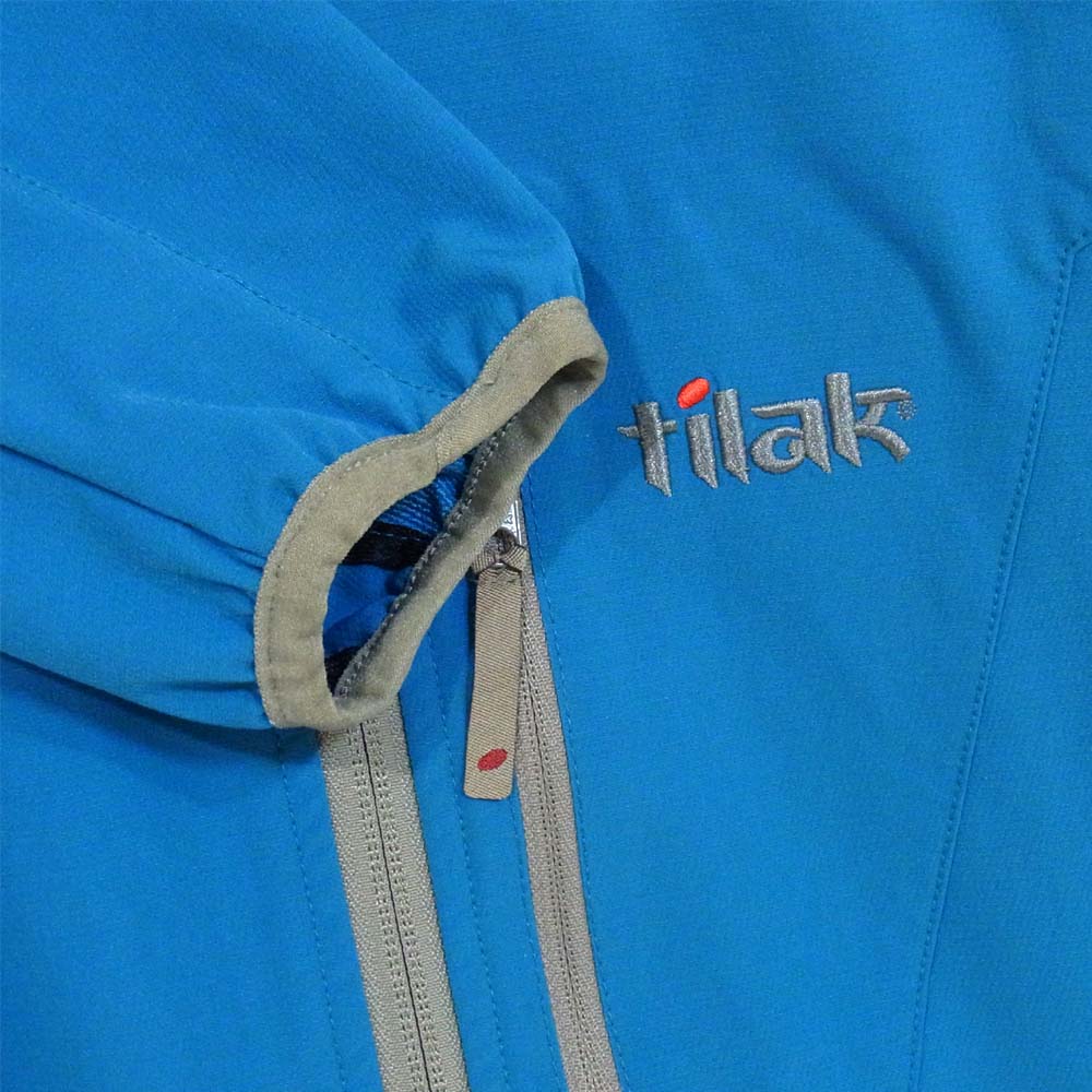 ティラック TRANGO HOOD JACKET トランゴ フード ライトブルー系 S【美品】【中古】