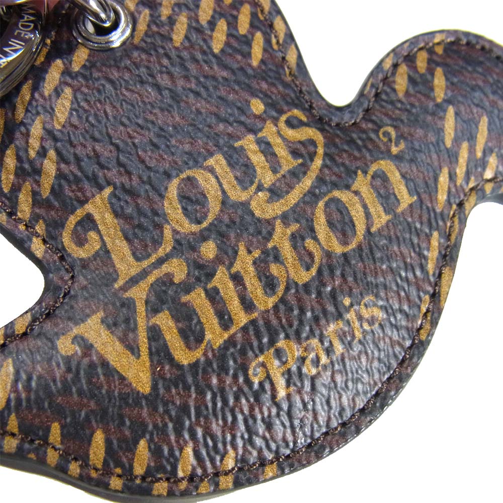 LOUIS VUITTON ルイ・ヴィトン MP2716 × NIGO ポルトクレ LVメイド ダッグ チャーム キーホルダー ブラウン系【新古品】【未使用】【中古】