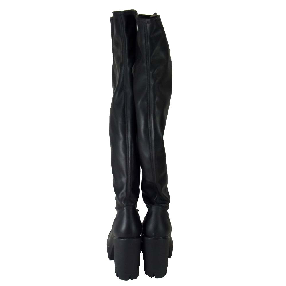 ジュゼッペザノッティ レザー ロング ブーツ ブラック系 38【美品】【中古】