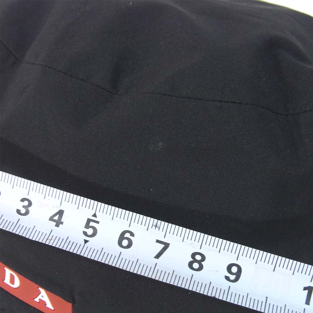 美品✨PRADA テクニカルファブリック バケットハット プラダ ブラック PRADA プラダ テクニカル ファブリック バケット ハット ブラック系