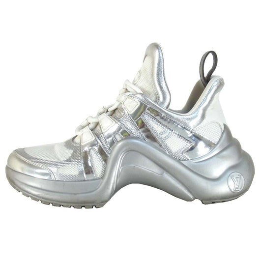 LOUIS VUITTON ルイ・ヴィトン 1A52J7  Arch Light sneaker アークライト スニーカー シルバー系 37.5【中古】
