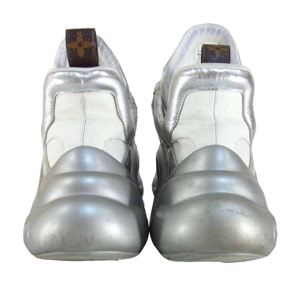 LOUIS VUITTON ルイ・ヴィトン 1A52J7  Arch Light sneaker アークライト スニーカー シルバー系 37.5【中古】