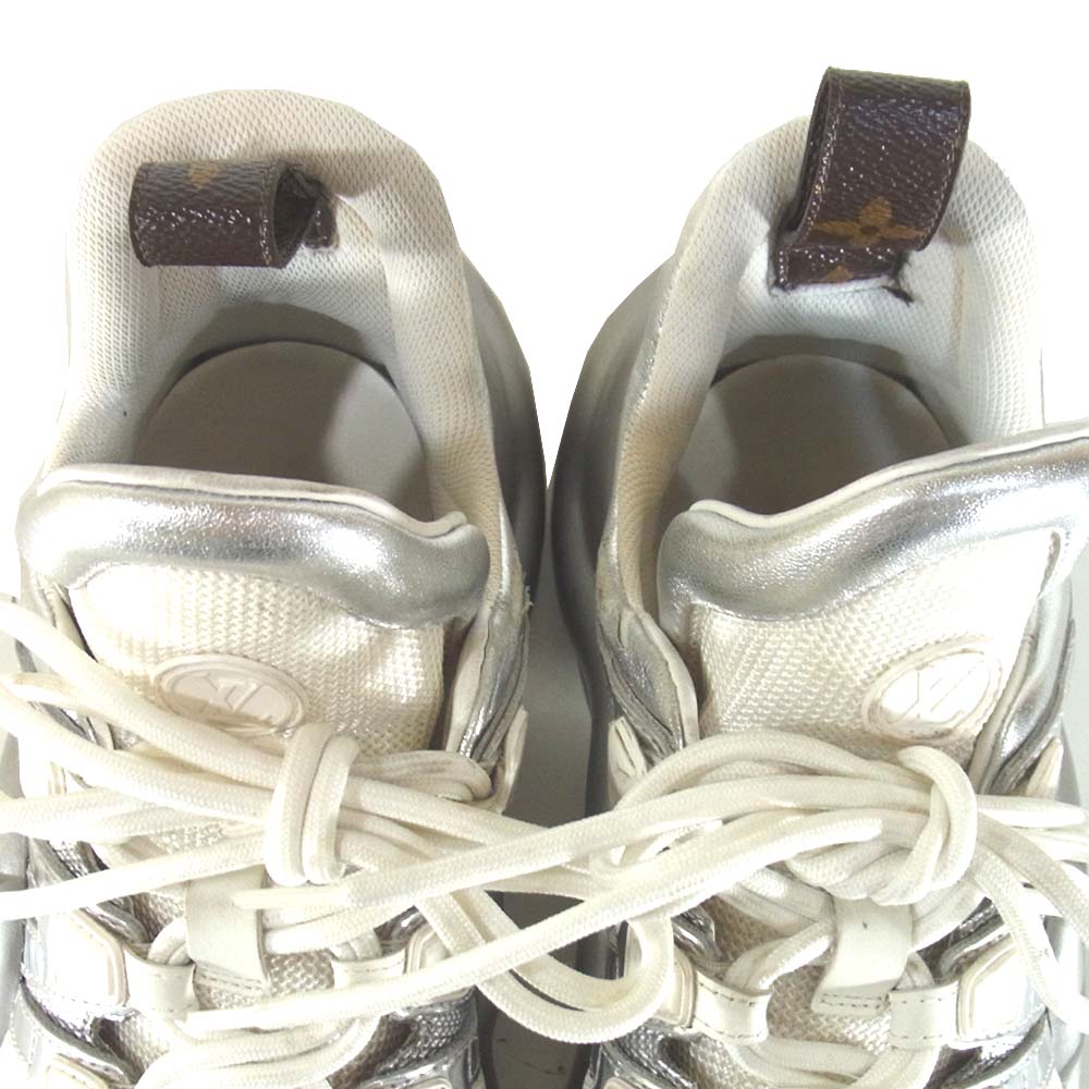 LOUIS VUITTON ルイ・ヴィトン 1A52J7  Arch Light sneaker アークライト スニーカー シルバー系 37.5【中古】