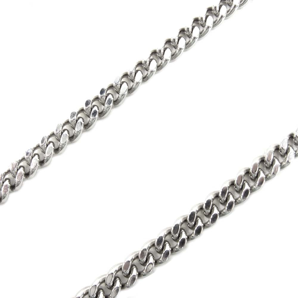 Christian Dior クリスチャンディオール マイクロカナージュ ディオラマ チェーン バッグ シルバー系【中古】