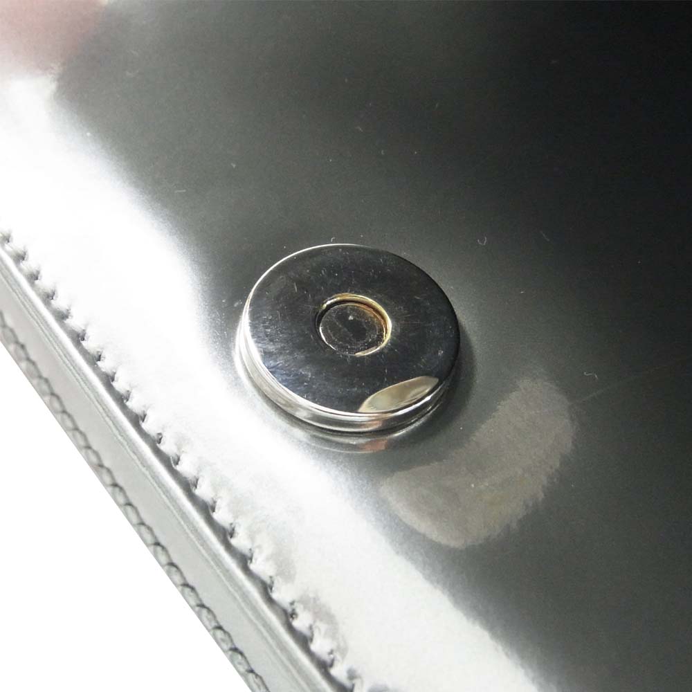 Christian Dior クリスチャンディオール マイクロカナージュ ディオラマ チェーン バッグ シルバー系【中古】